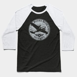 McQuack Aerial Tours Baseball T-Shirt